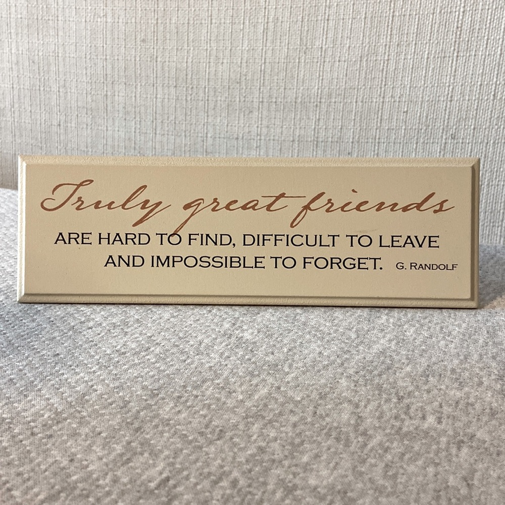 Friend Tabletop Sign